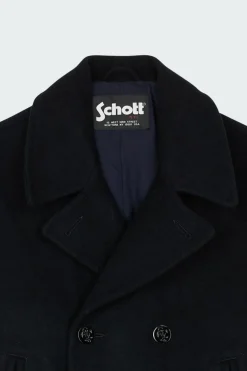 CABAN DOUBLE BOUTONNAGE - Manteau | Bleu*SCHOTT Discount