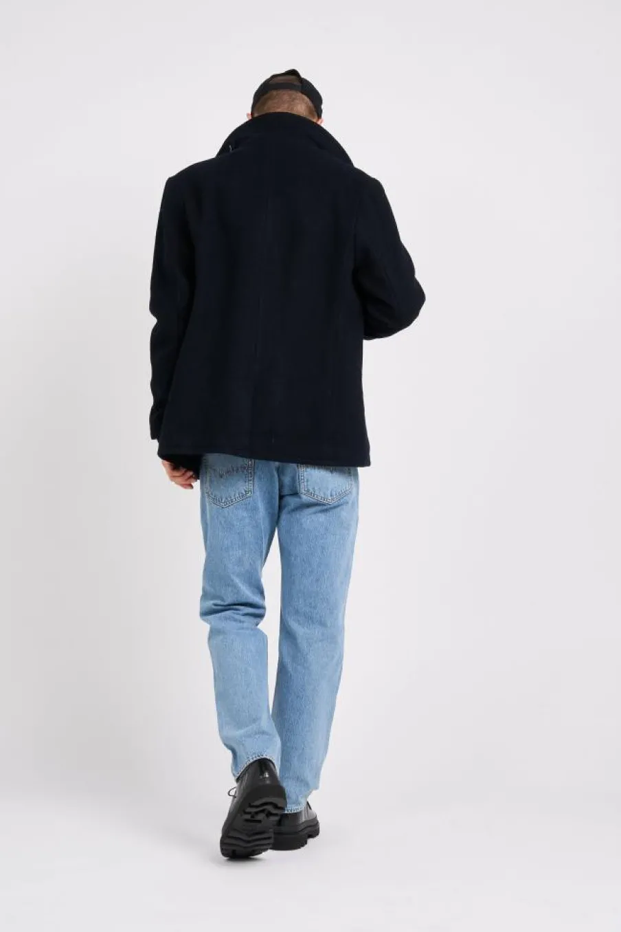 CABAN DOUBLE BOUTONNAGE - Manteau | Bleu*SCHOTT Discount