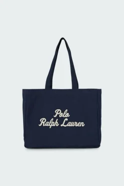 Cabas brodé en toile - Tote bag | Bleu*POLO RALPH LAUREN New