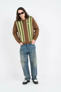 CAMBRIDGE SWEATER - Polo | Marron*HUF Discount