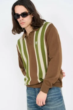 CAMBRIDGE SWEATER - Polo | Marron*HUF Discount