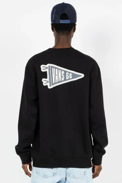 CAMP FLAG CREW Black - Sweatshirt | Noir*VANS Discount