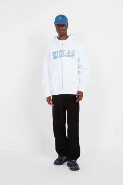 CAMPUS - Hoodie zippé | Blanc*HELAS Sale