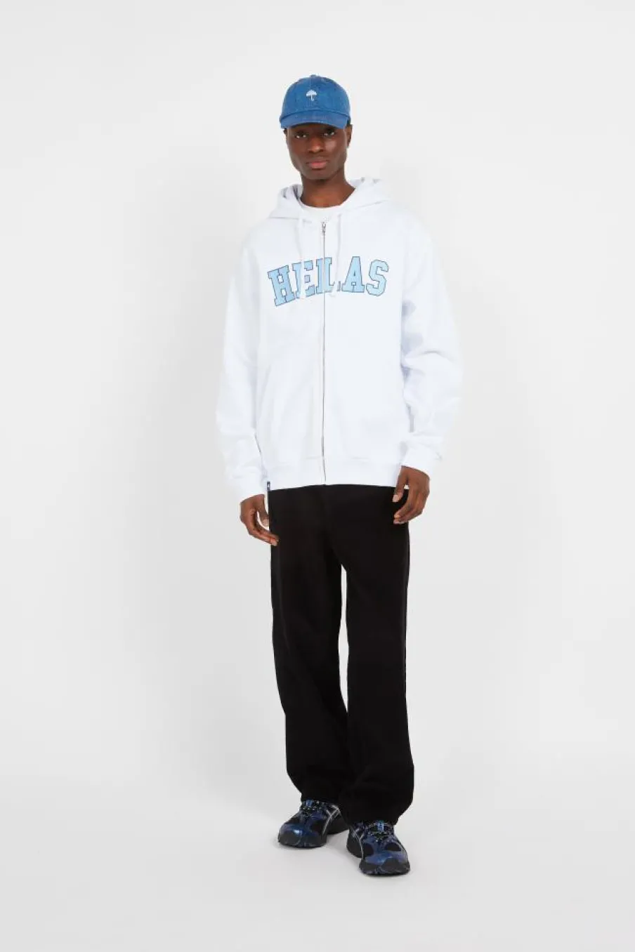 CAMPUS - Hoodie zippé | Blanc*HELAS Sale