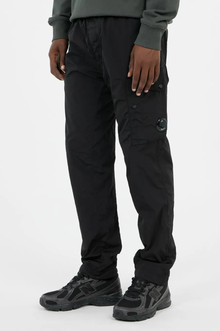 CARGO PANT IN CHROME - R - Jogging | Noir*C.P. COMPANY Outlet