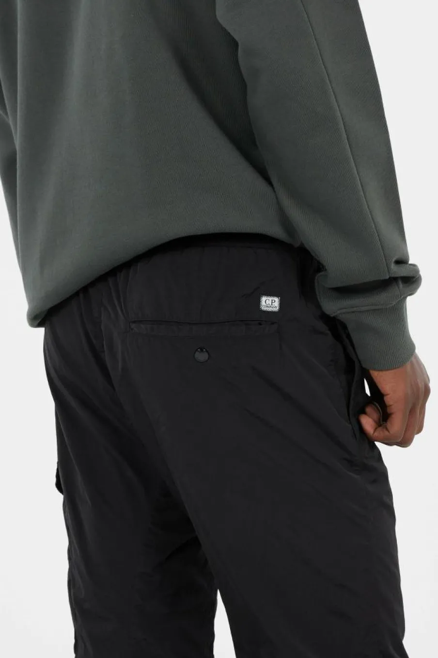 CARGO PANT IN CHROME - R - Jogging | Noir*C.P. COMPANY Outlet