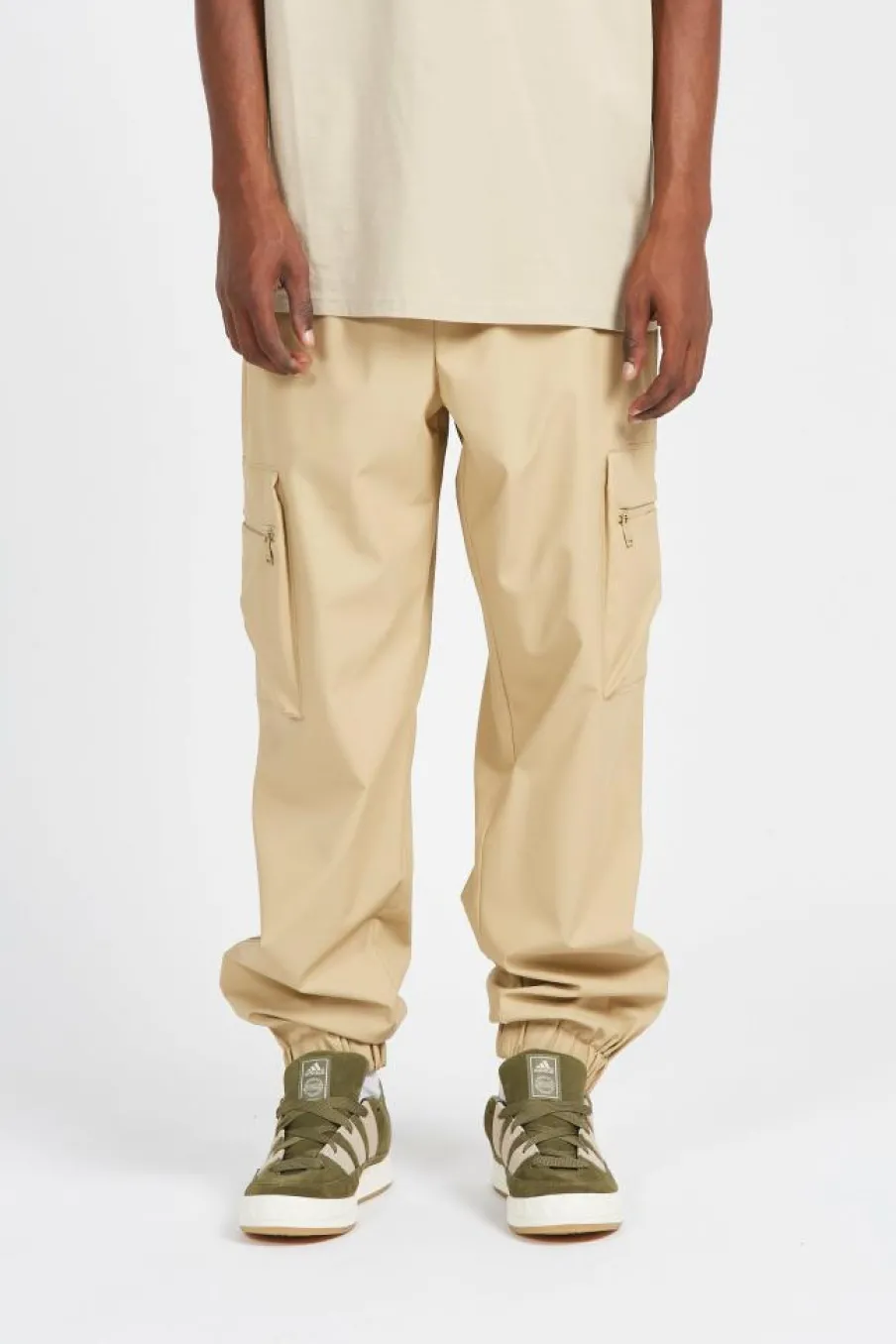 CARGO RAIN PANTS REGULAR W3 - Cargo | Beige*RAINS Outlet