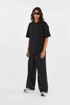 CARGO RAIN PANTS WIDE W3 - Pantalon cargo | Noir*RAINS New