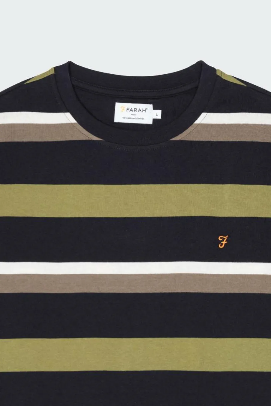 CASPAR - T-shirt | Bleu*FARAH Discount