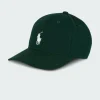 Casquette baseball calotte haute sergé - Casquette | Vert*POLO RALPH LAUREN Best