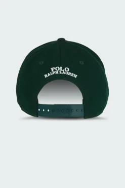 Casquette baseball calotte haute sergé - Casquette | Vert*POLO RALPH LAUREN Best