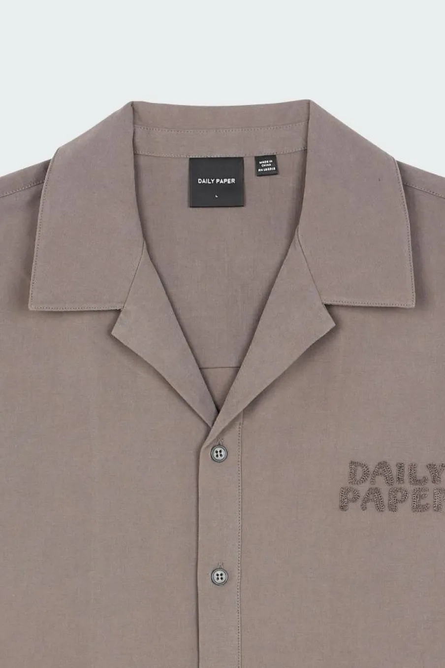 CHAIN STITCH SS - Chemise | Gris*DAILY PAPER Discount