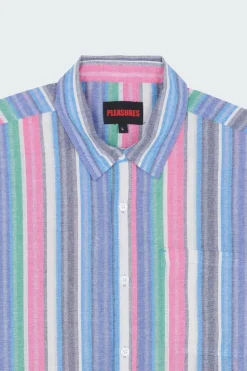 CHAPEL LONG SLEEVE BUTTON UP - Chemise | Bleu*PLEASURES Discount