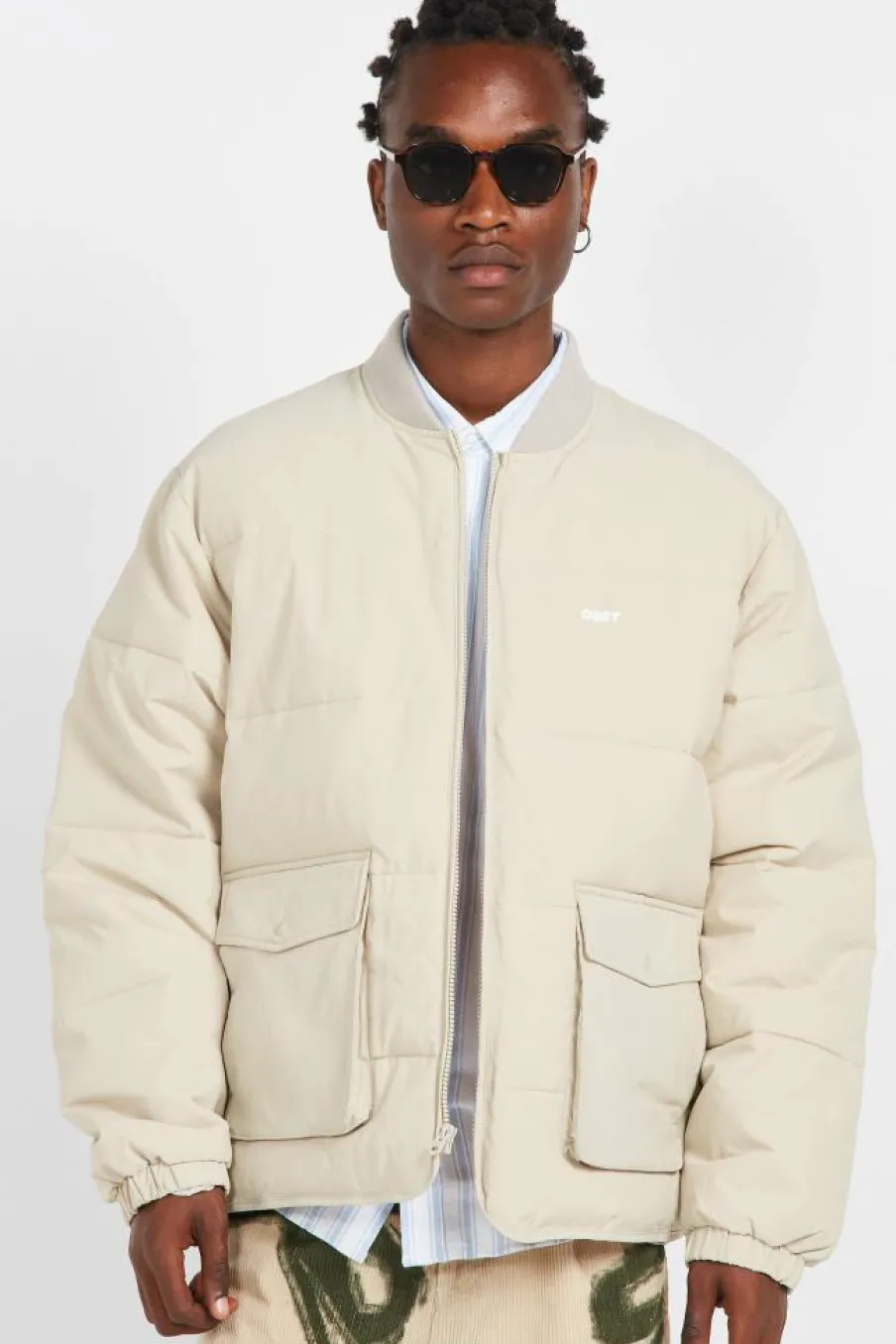 CHARIE SIG SIV - Bomber | Beige*OBEY Clearance