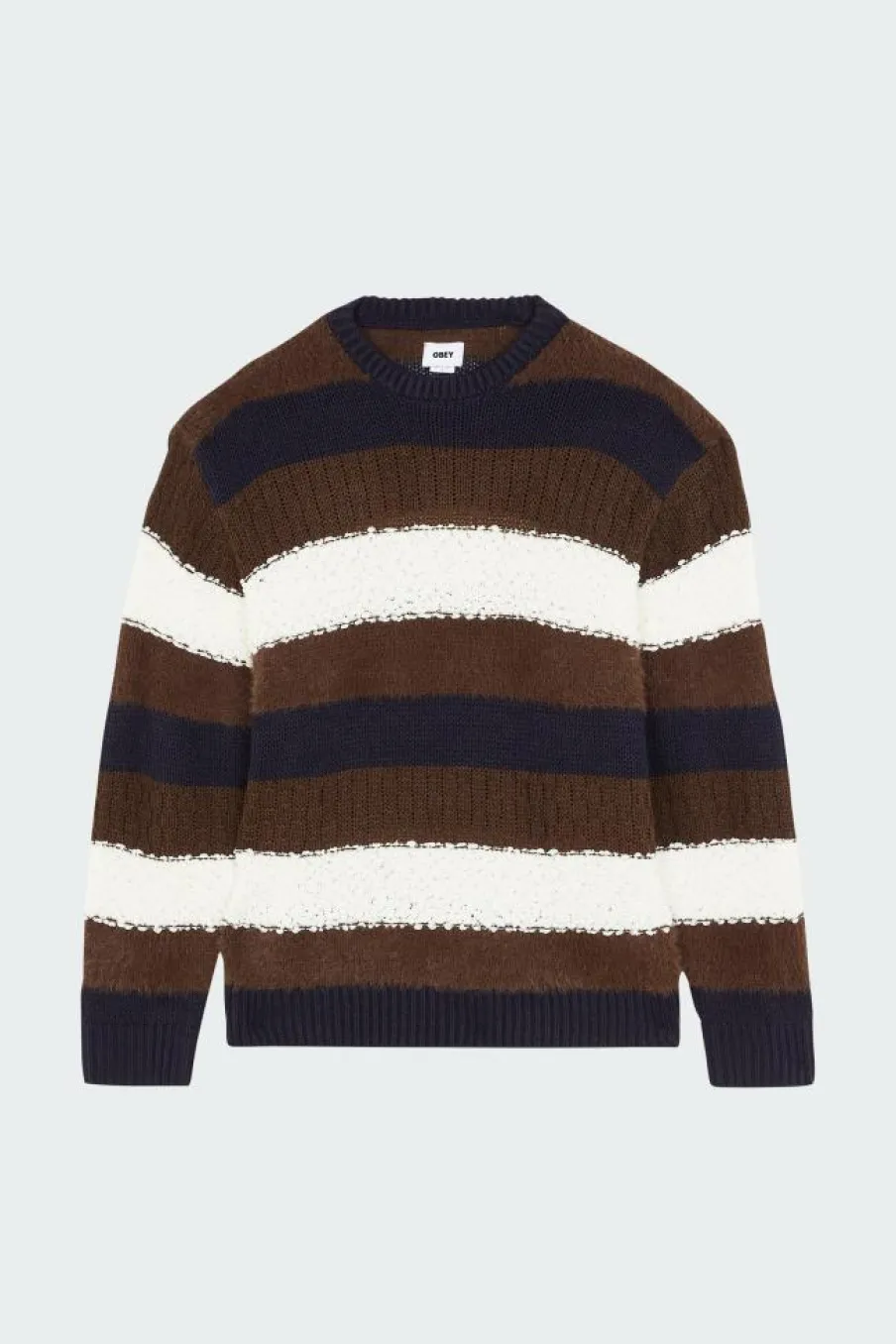 CHARLES CREWNECK - Pull | Marron*OBEY Outlet