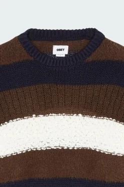 CHARLES CREWNECK - Pull | Marron*OBEY Outlet