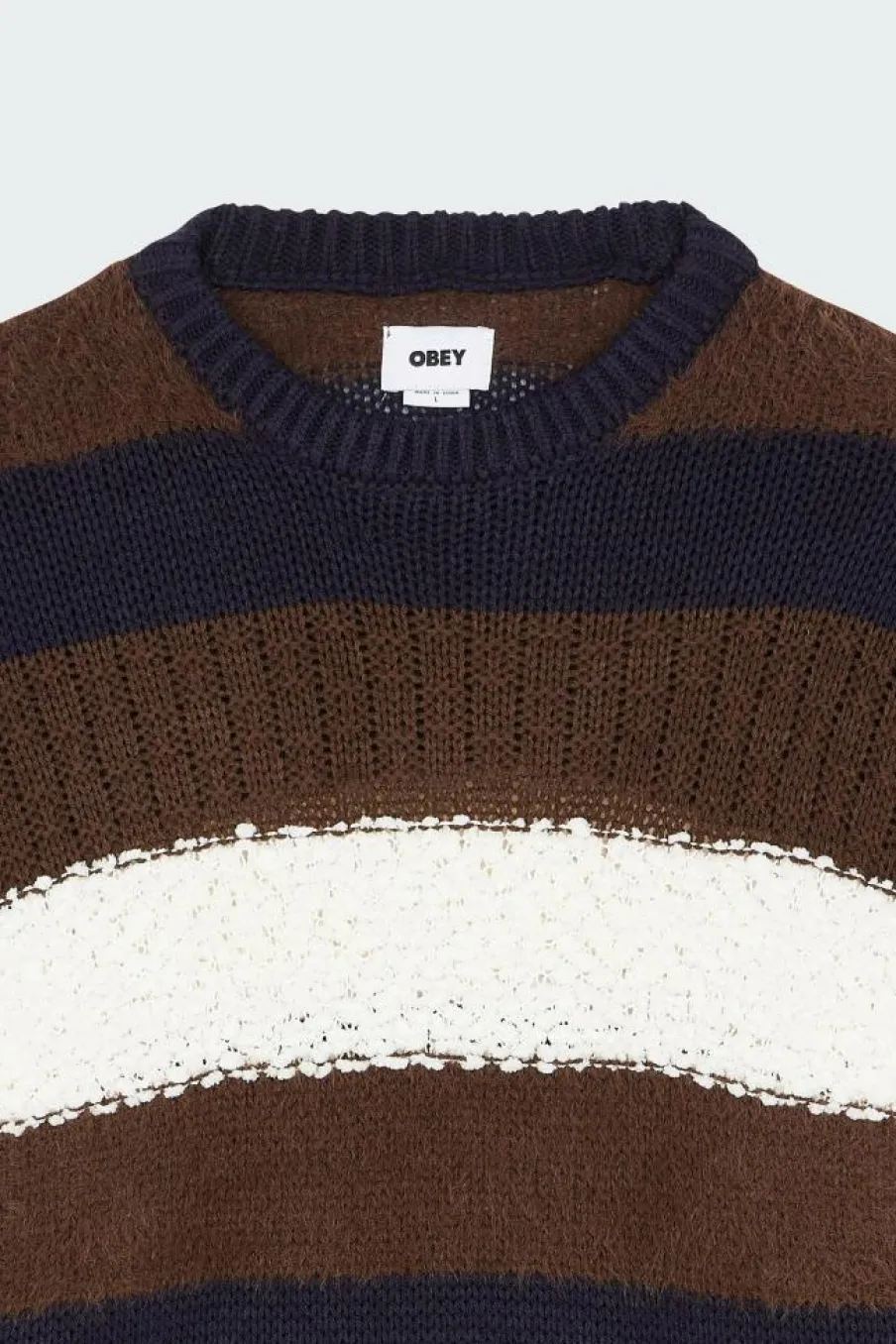 CHARLES CREWNECK - Pull | Marron*OBEY Outlet