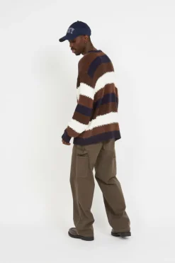 CHARLES CREWNECK - Pull | Marron*OBEY Outlet