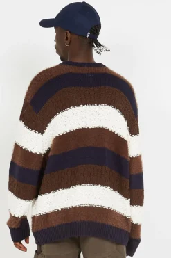 CHARLES CREWNECK - Pull | Marron*OBEY Outlet
