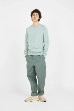 Chase - Sweatshirt | Vert*CARHARTT WIP Clearance