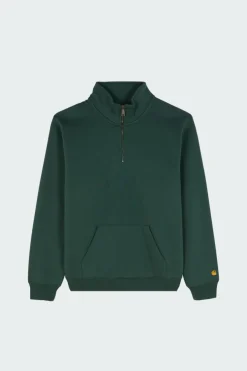 Chase Neck Zip - Sweatshirt | Vert*CARHARTT WIP Discount