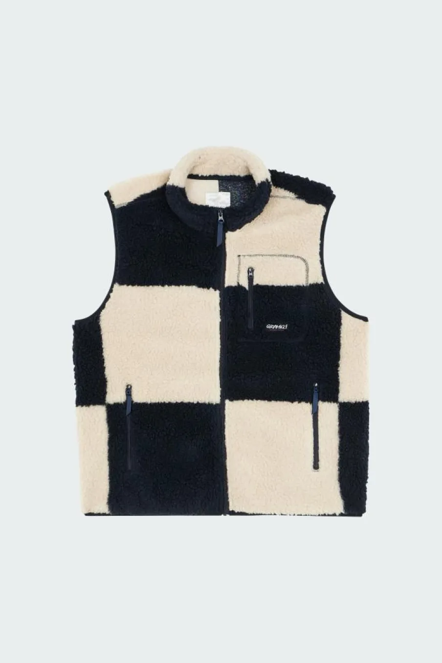 CHECKERED SHERPA VEST - Veste | Multicolore*GRAMICCI Sale