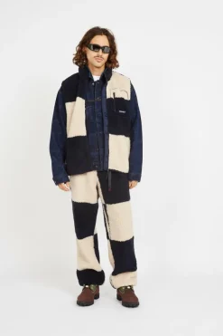 CHECKERED SHERPA VEST - Veste | Multicolore*GRAMICCI Sale