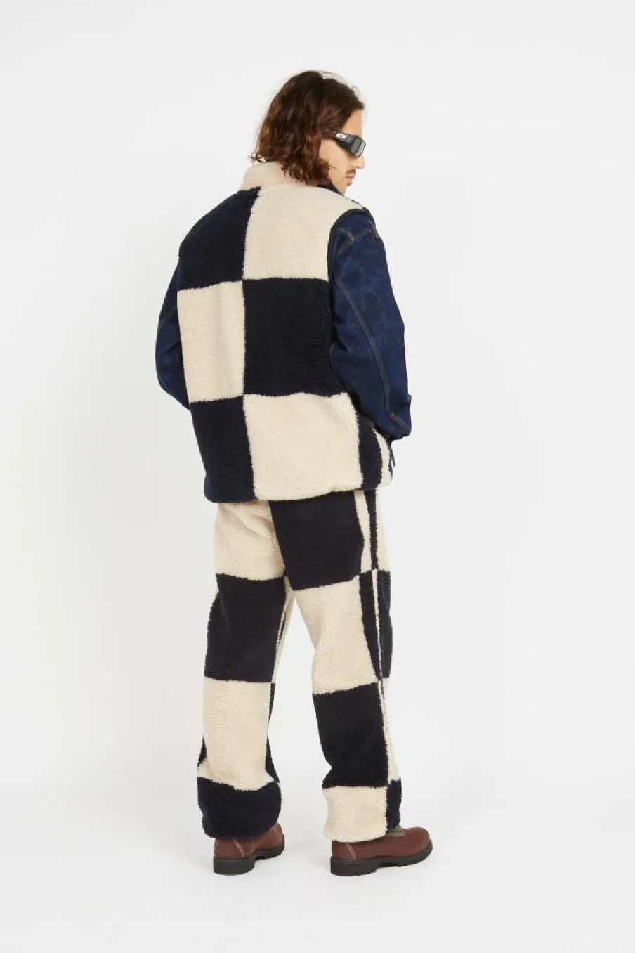 CHECKERED SHERPA VEST - Veste | Multicolore*GRAMICCI Sale
