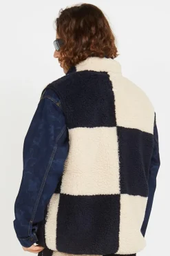 CHECKERED SHERPA VEST - Veste | Multicolore*GRAMICCI Sale