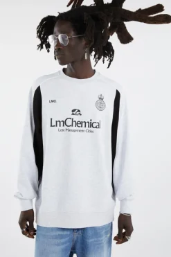 CHEMICAL SOCCER SWEATSHIRT - Sweatshirt | Gris*LOST MANAGEMENT CITIES Best