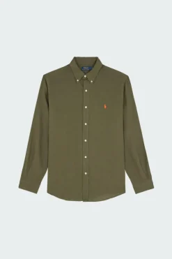 Chemise Custom Fit en lin - Chemise | Kaki*POLO RALPH LAUREN New