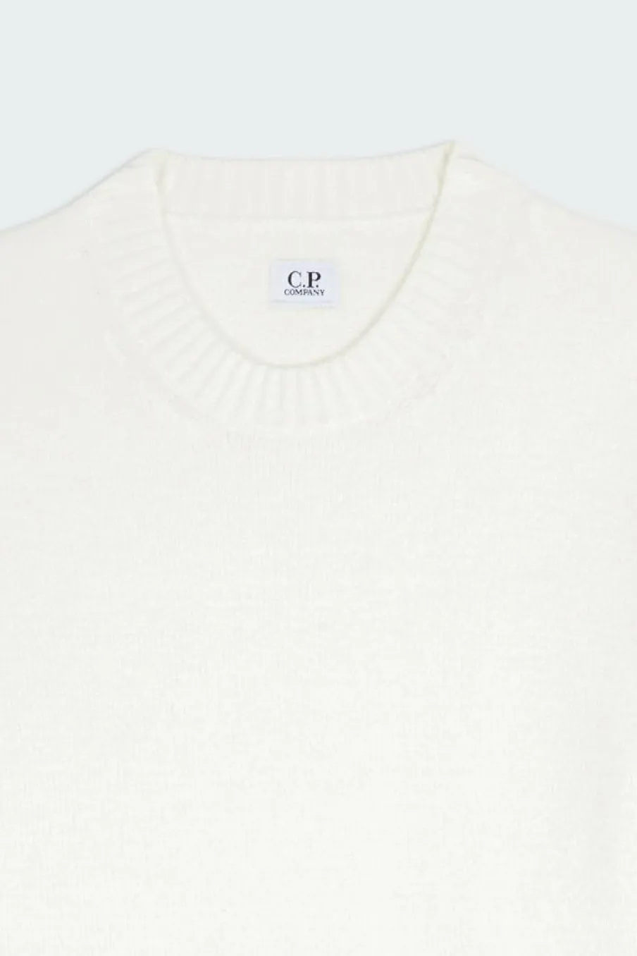CHENILLE COTTON LENS KNIT - Pull | Blanc*C.P. COMPANY Sale