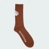 CHO7 2302106008 LOGO SOCKS BROWN - Chaussettes | Marron*NEW AMSTERDAM SURF ASSOCIATION New