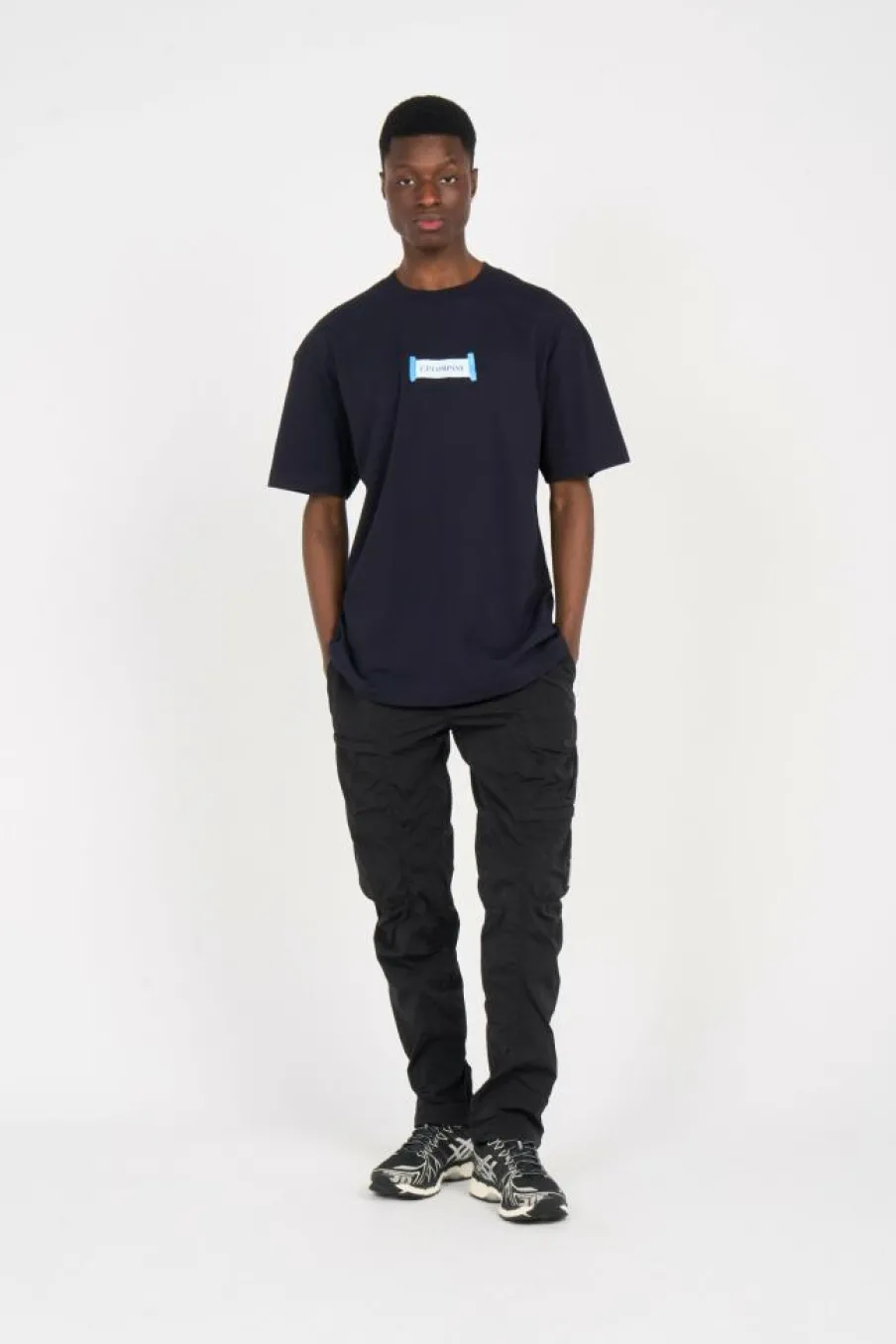 CHROME-R CARGO LENS PANTS - Pantalon cargo | Noir*C.P. COMPANY