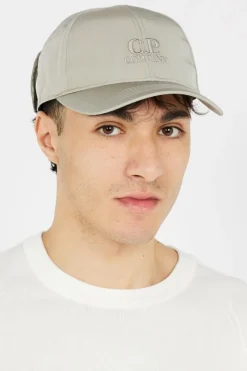 CHROME-R GOGGLE CAP - Casquette | Kaki*C.P. COMPANY