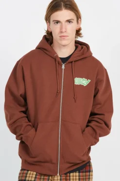 CITY WATCH DOG Z - Sweatshirt zippé | Marron*OBEY Clearance