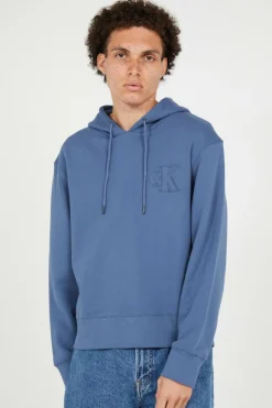CK APPLIQUE - Hoodie | Bleu*CALVIN KLEIN Online