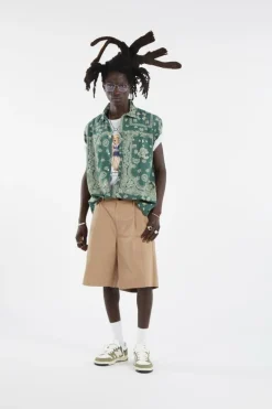 Classic Fit Bandanna-Print Camp Shirt - Chemise | Vert*POLO RALPH LAUREN Online