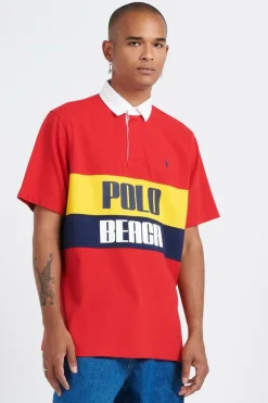 Classic Fit Polo Beach Rugby Shirt - Polo manches courtes | Rouge*POLO RALPH LAUREN Clearance