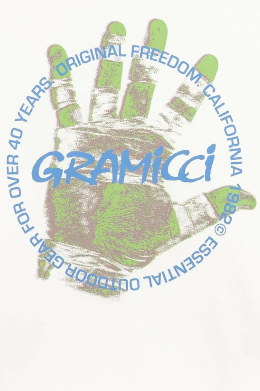 CLIMBERâ¿¿S HAND TEE - T-shirt | Blanc*GRAMICCI Discount