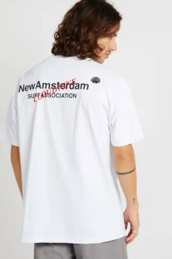 CLOUD NINE - T-shirt | Blanc*NEW AMSTERDAM SURF ASSOCIATION