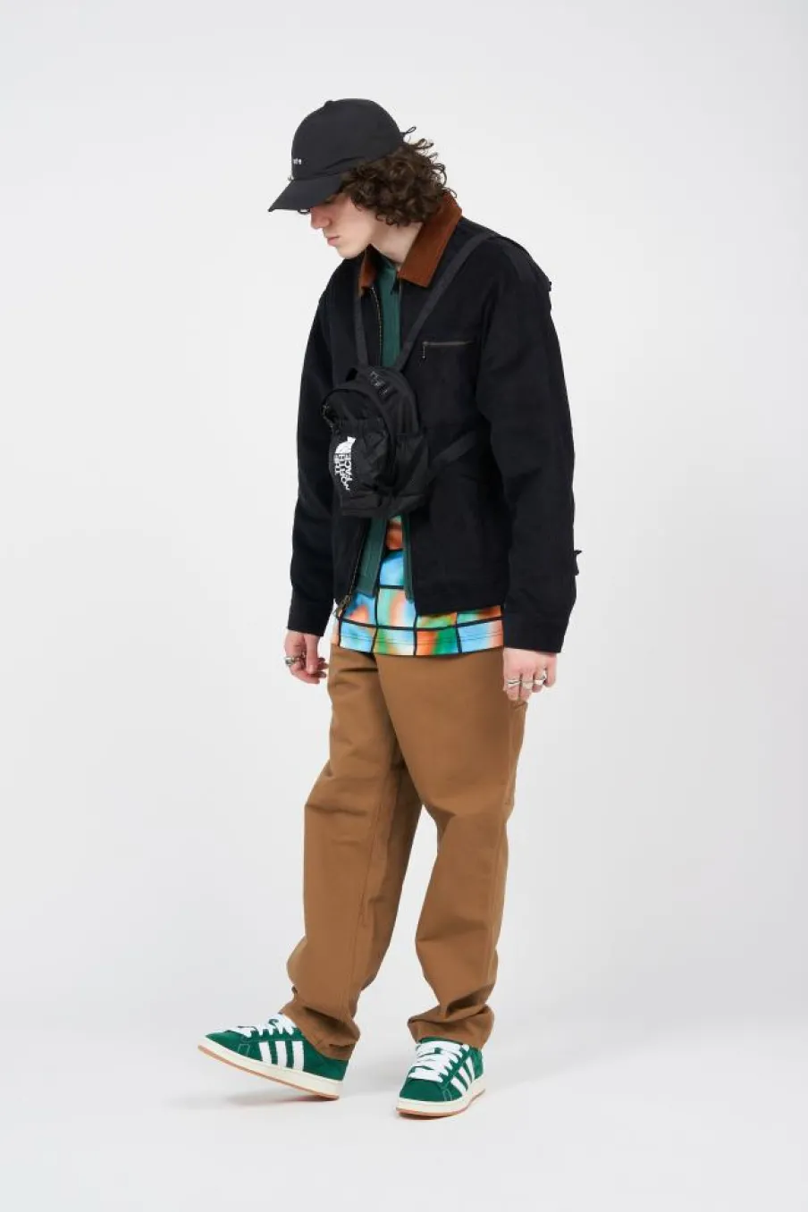 CORDUROY TRUCKER - veste | Bleu*HUF Hot