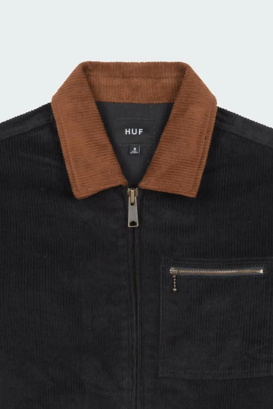 CORDUROY TRUCKER - veste | Bleu*HUF Hot