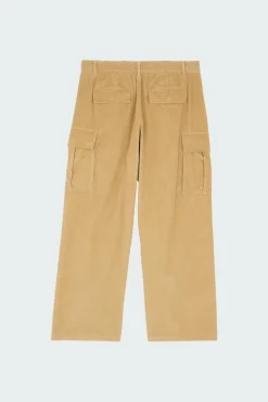 CORDUROY WIDE CARGO PANTS - Pantalon cargo | Beige*LOST MANAGEMENT CITIES Sale