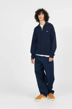 CORE 1/4 ZIP - Sweatshirt | Bleu*LACOSTE Discount