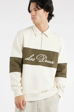 CORY ZIP RUGBY - Polo | Beige*LES DEUX Online