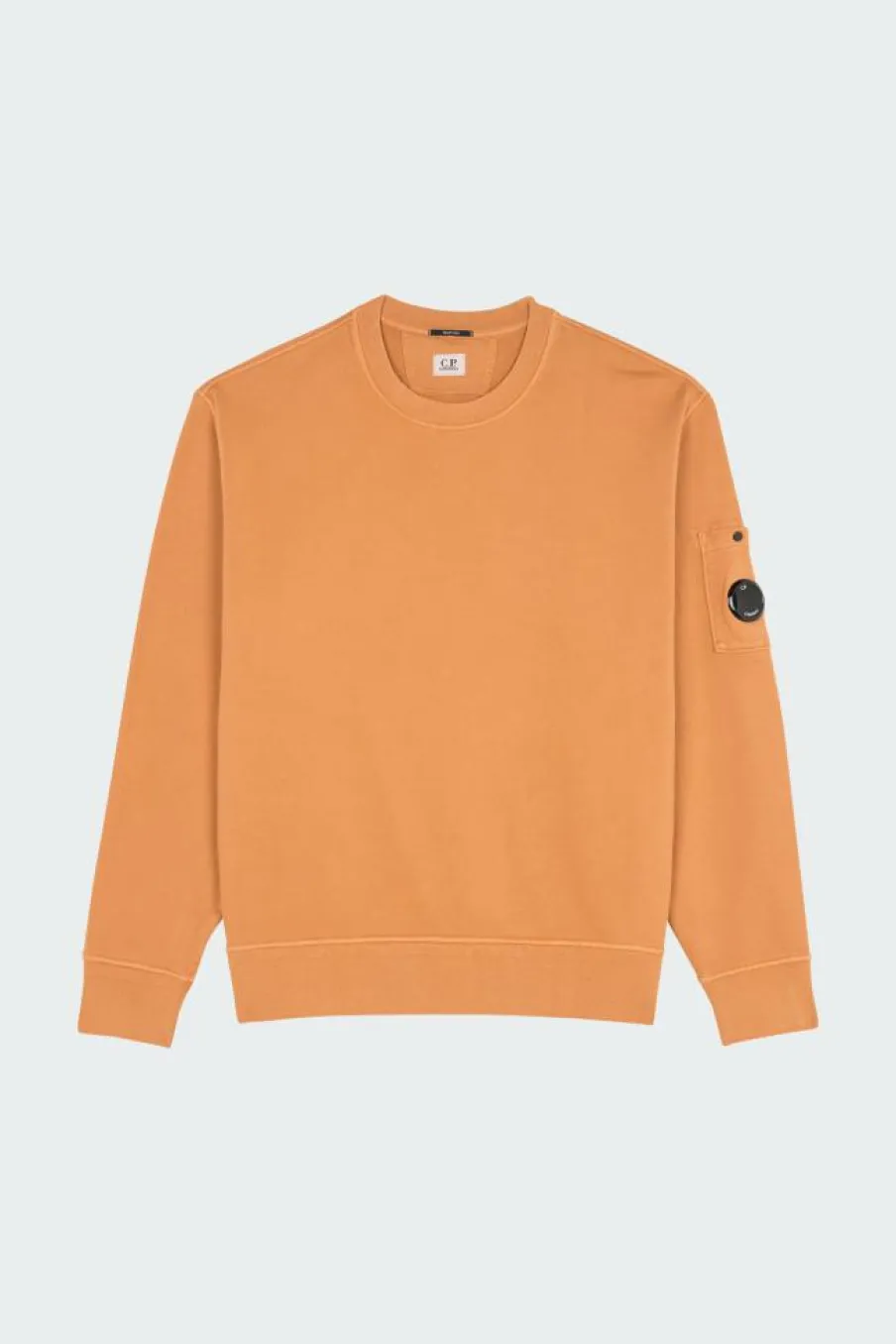 COTTON DIAGONAL FLEECE LENS - Sweatshirt | Orange*C.P. COMPANY New