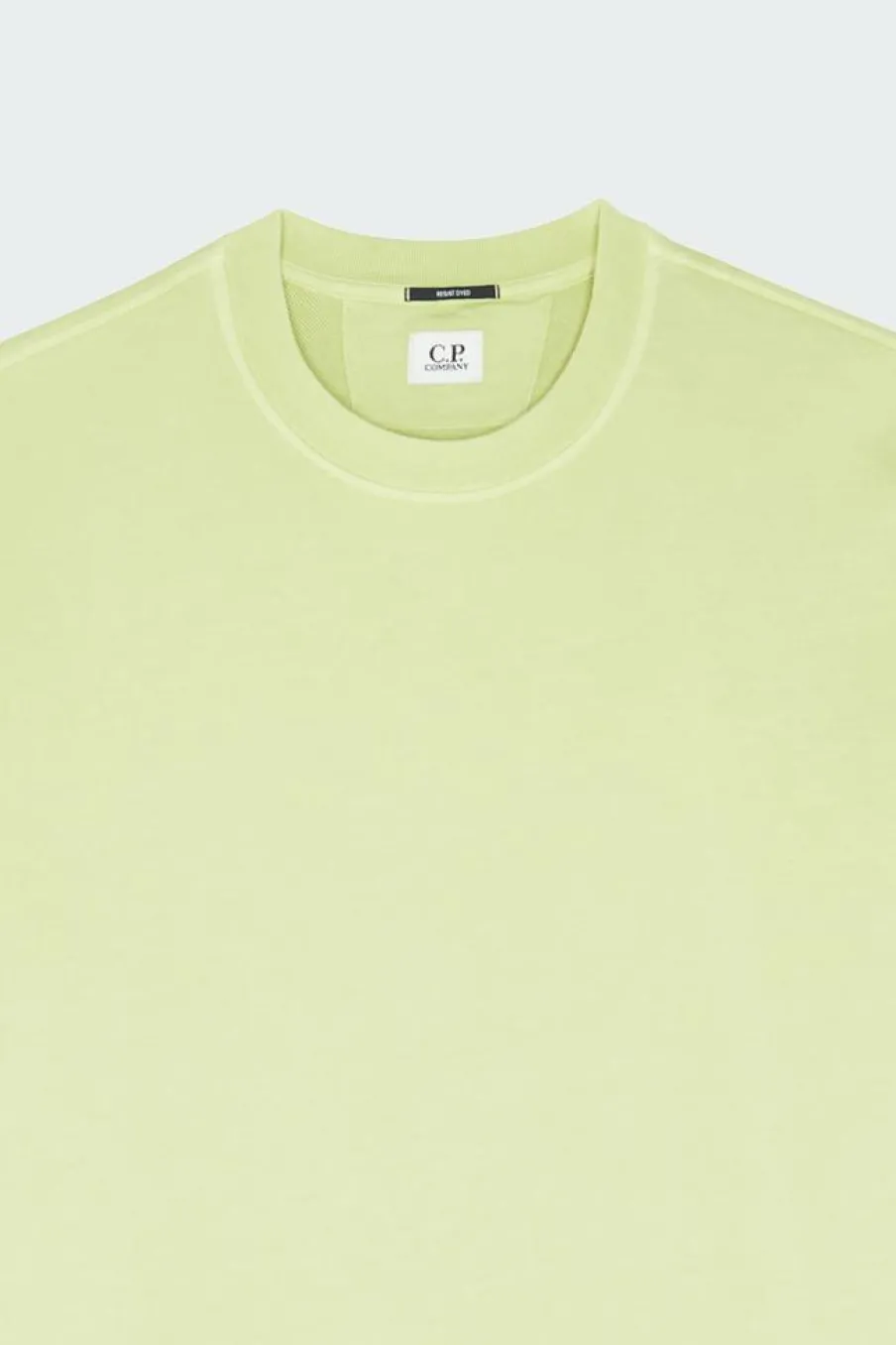 COTTON DIAGONAL FLEECE LENS - Sweatshirt | Vert*C.P. COMPANY New