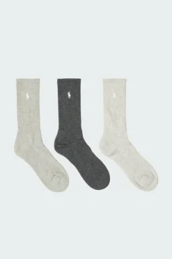 Cotton-Blend Crew - Pack de 3 chaussettes | Multicolore*POLO RALPH LAUREN Sale