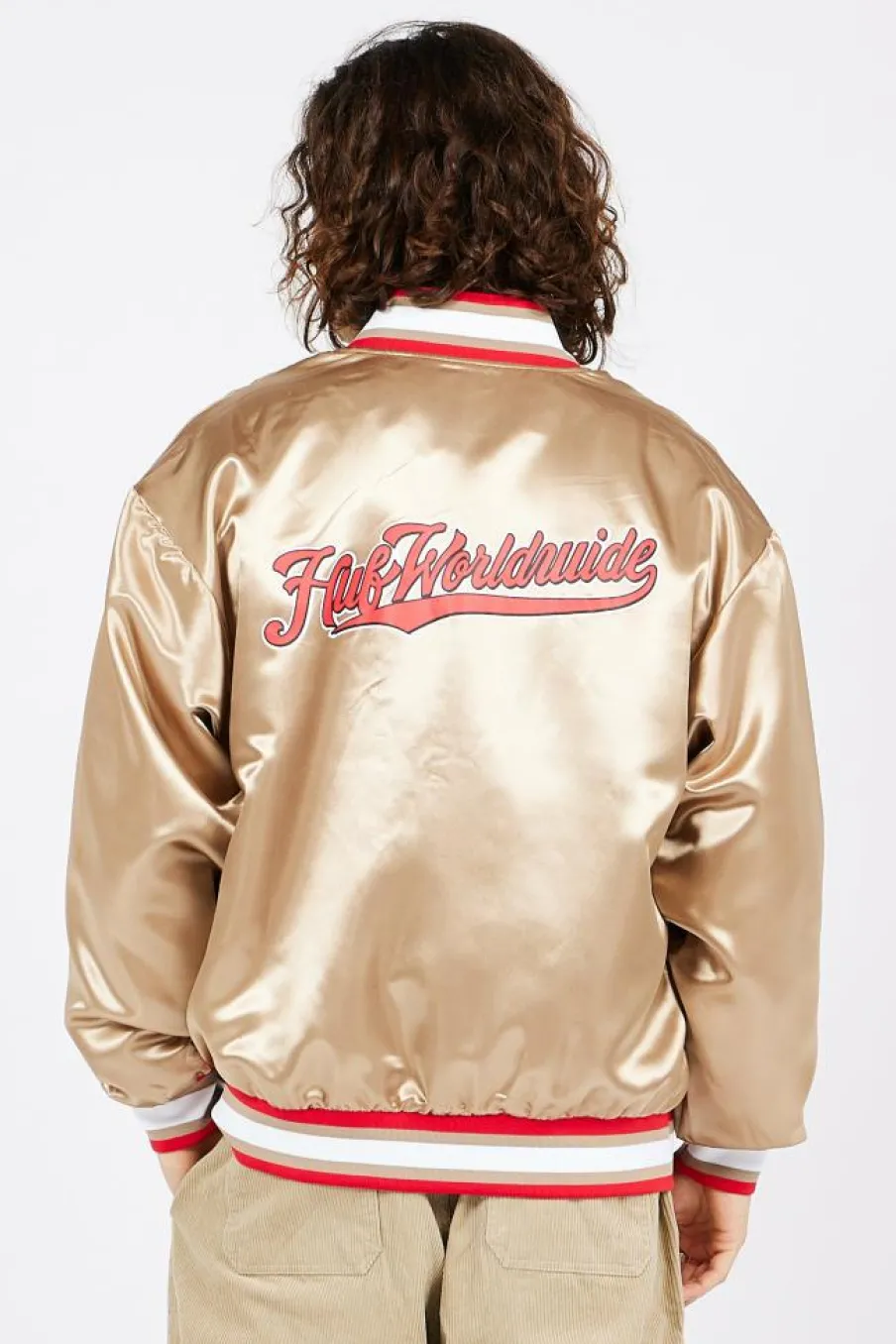CRACKERJACK SATIN BBAL - Veste | Beige*HUF Outlet